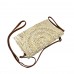 Bolso Cartera Sobre Rafia De Mano Y Hombro 